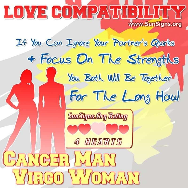 virgo dating cancer